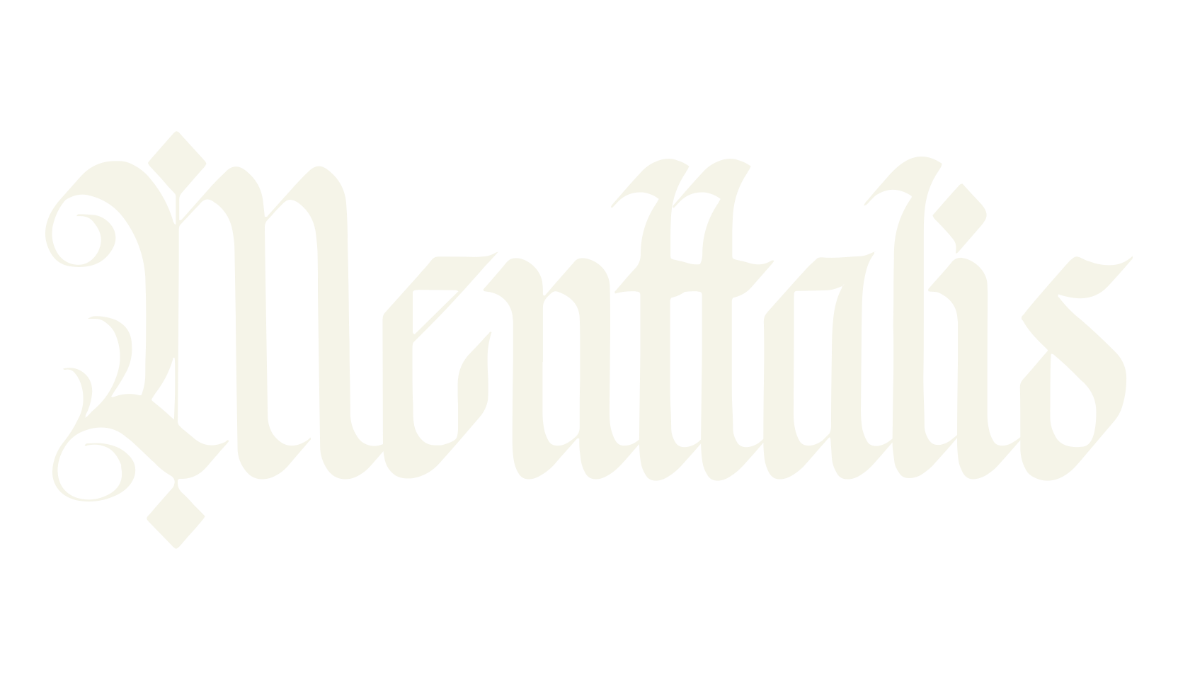 Menttalis, old english font preview