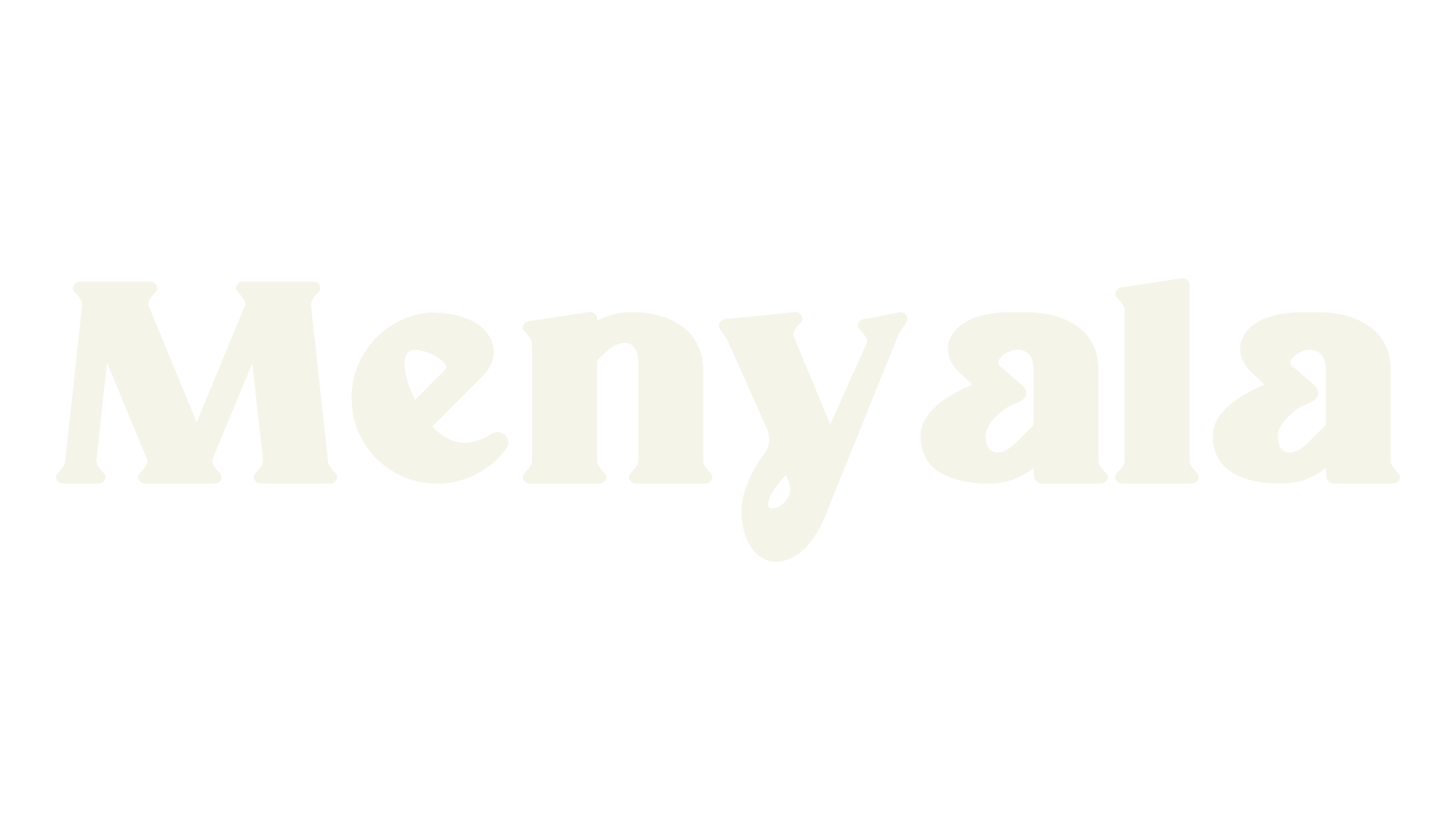 Menyala, bold font preview
