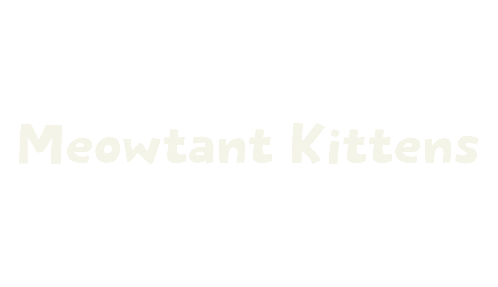 Meowtant Kittens, display market font preview