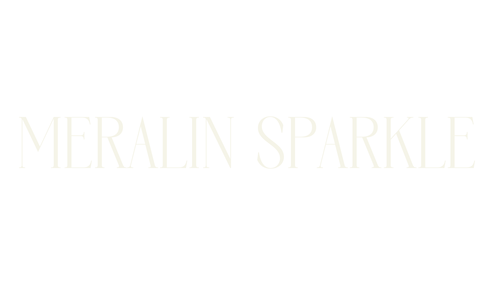 Meralin Sparkle, serif font preview