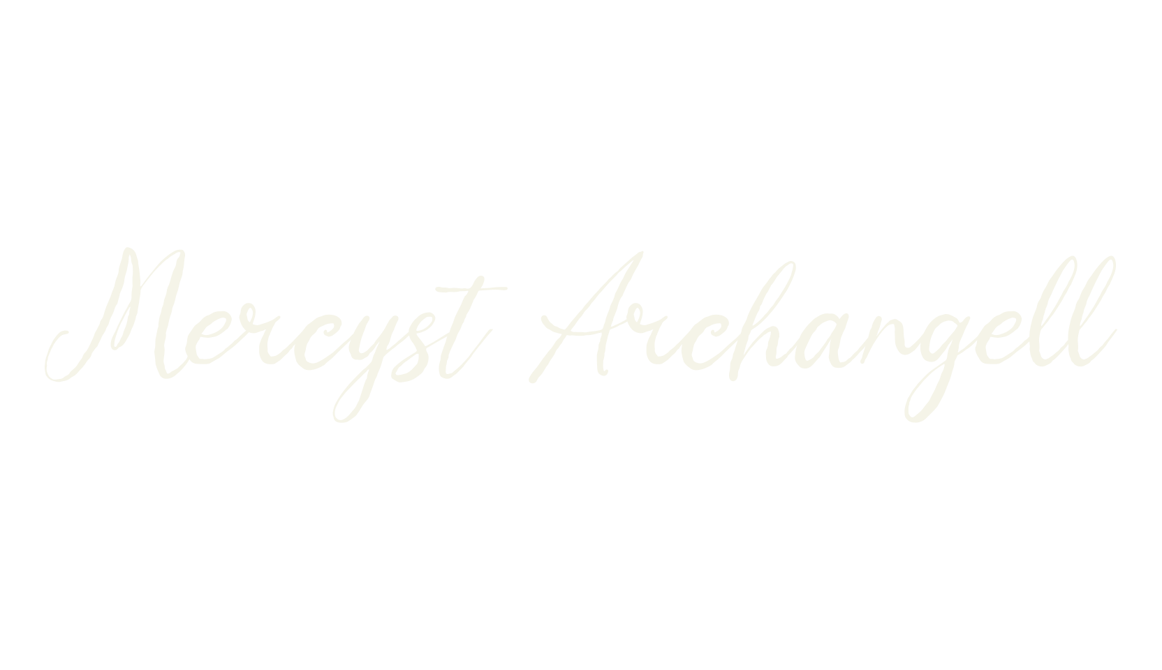 Mercyst Archangell, fancy font preview