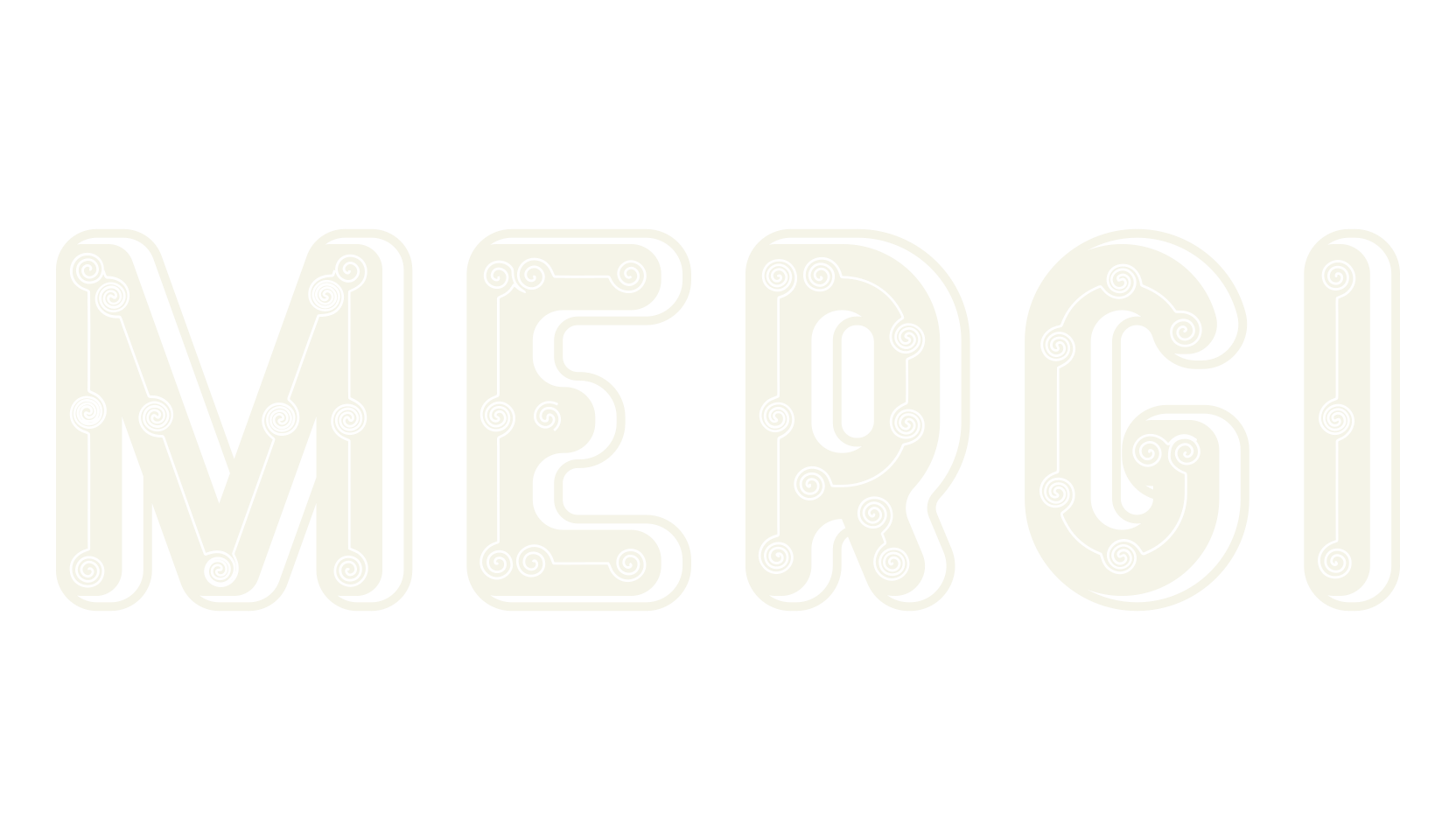 MERGI, 3d font preview
