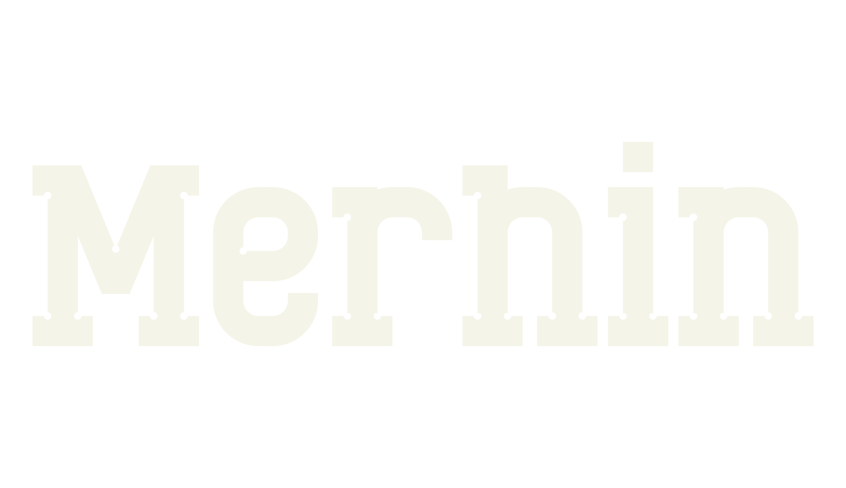 Merhin, typewriter font preview