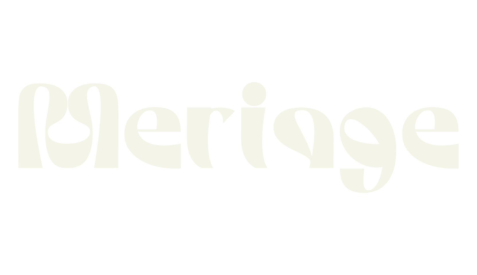 Meriage, retro font preview