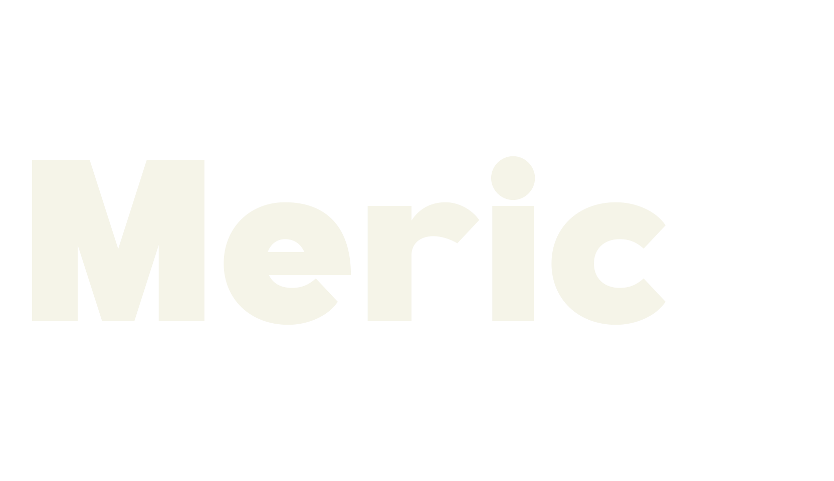 Merich, bold font preview