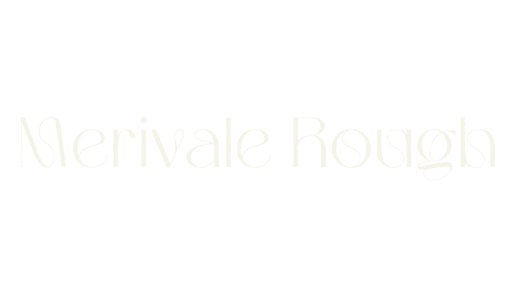 Merivale Rough, art deco font preview