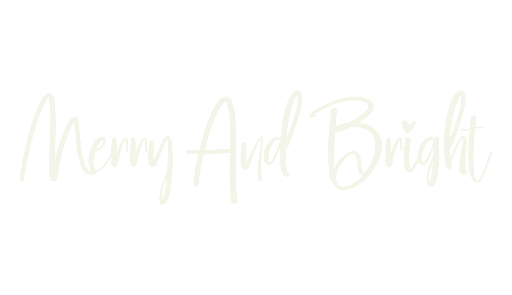 Merry And Bright, valentine font preview