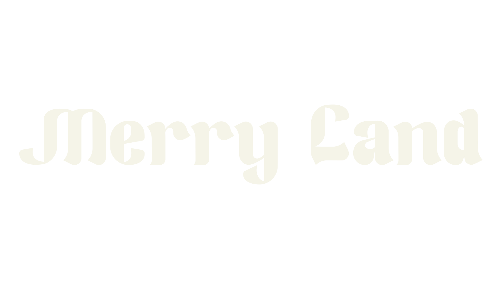 Merry Land, 70s font preview