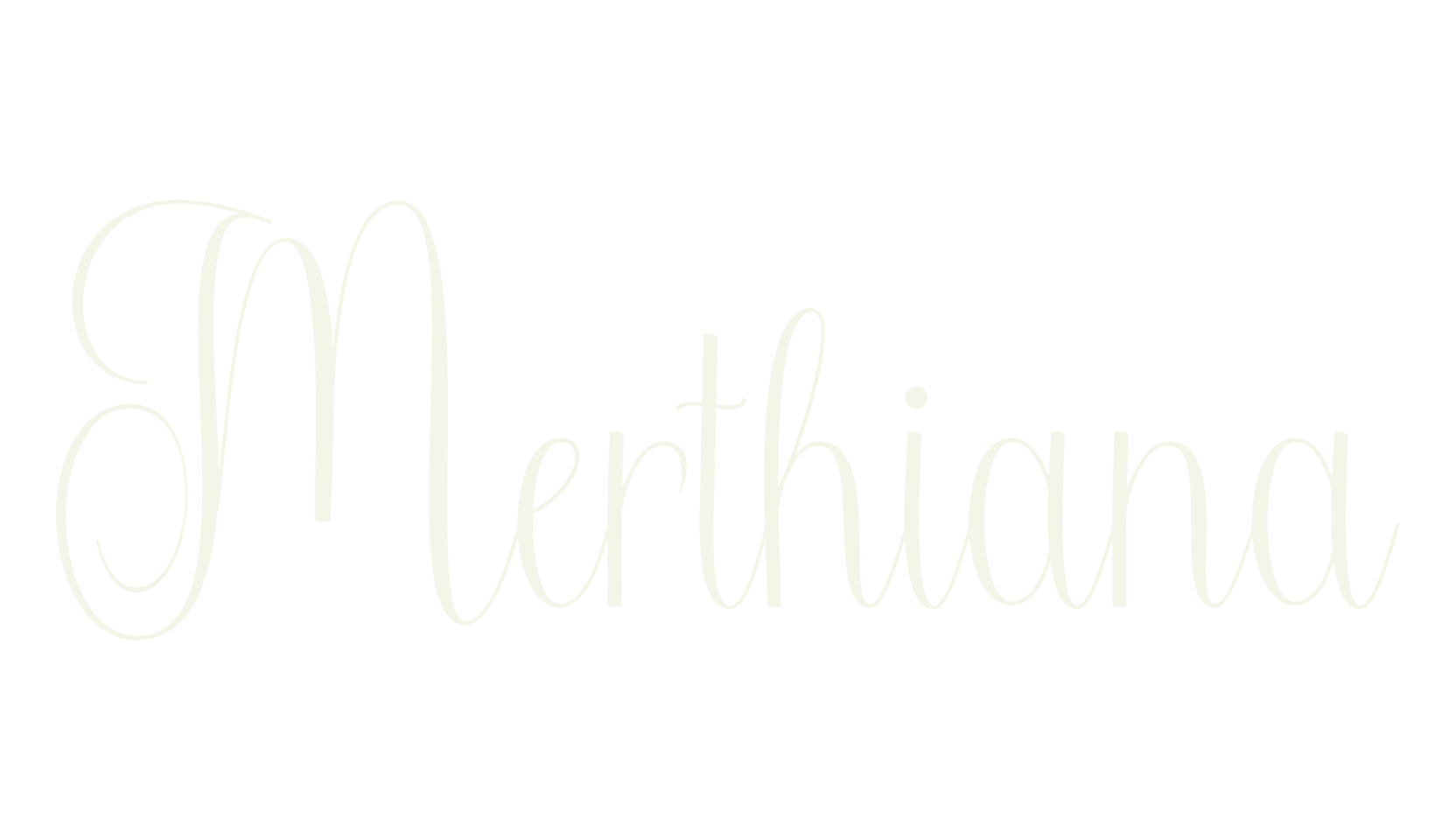 Merthiana, wedding font preview
