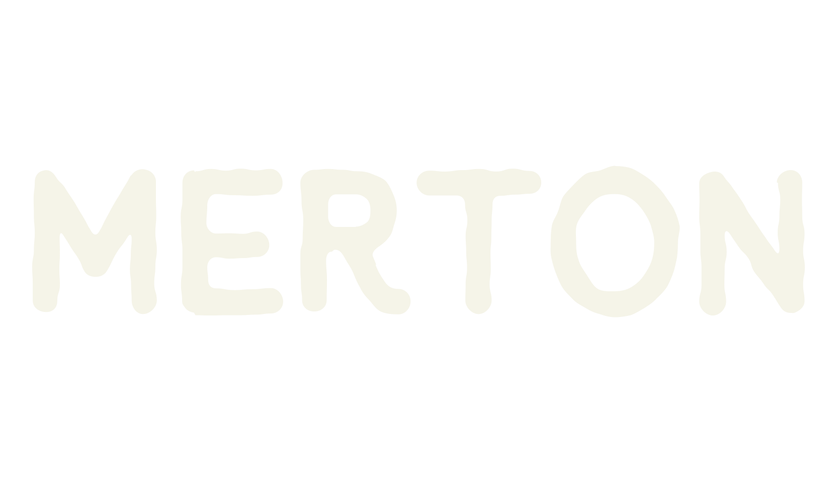 Merton, logo font preview