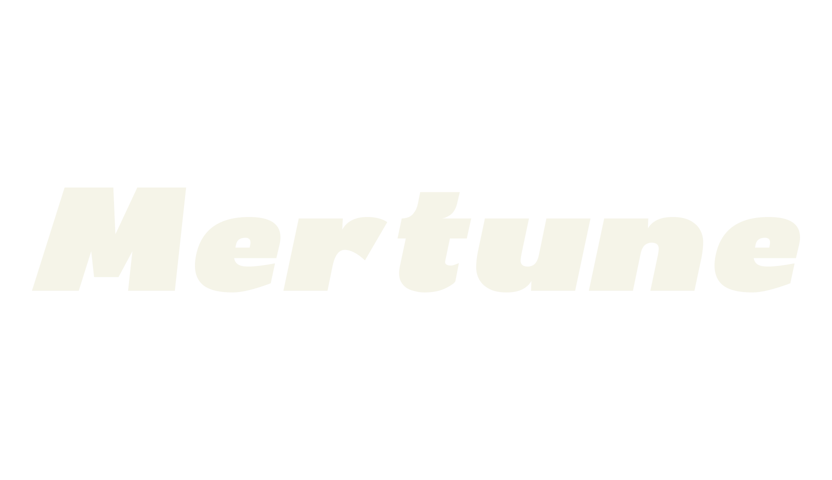 Mertune, bold font preview