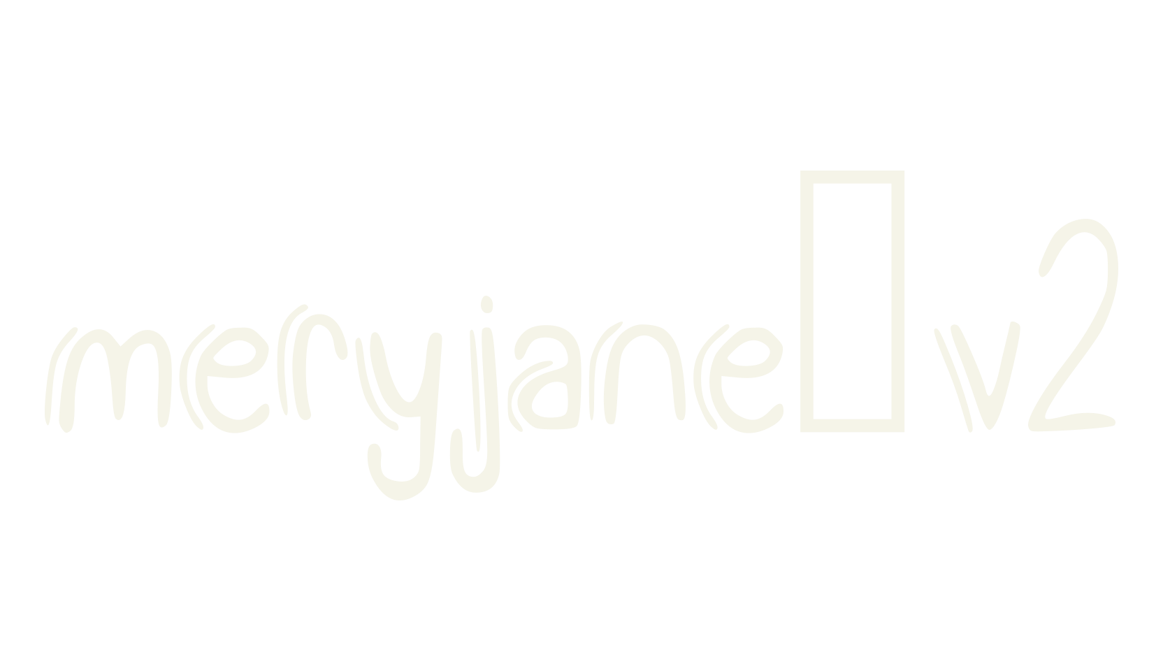 meryjane_v2, script font preview