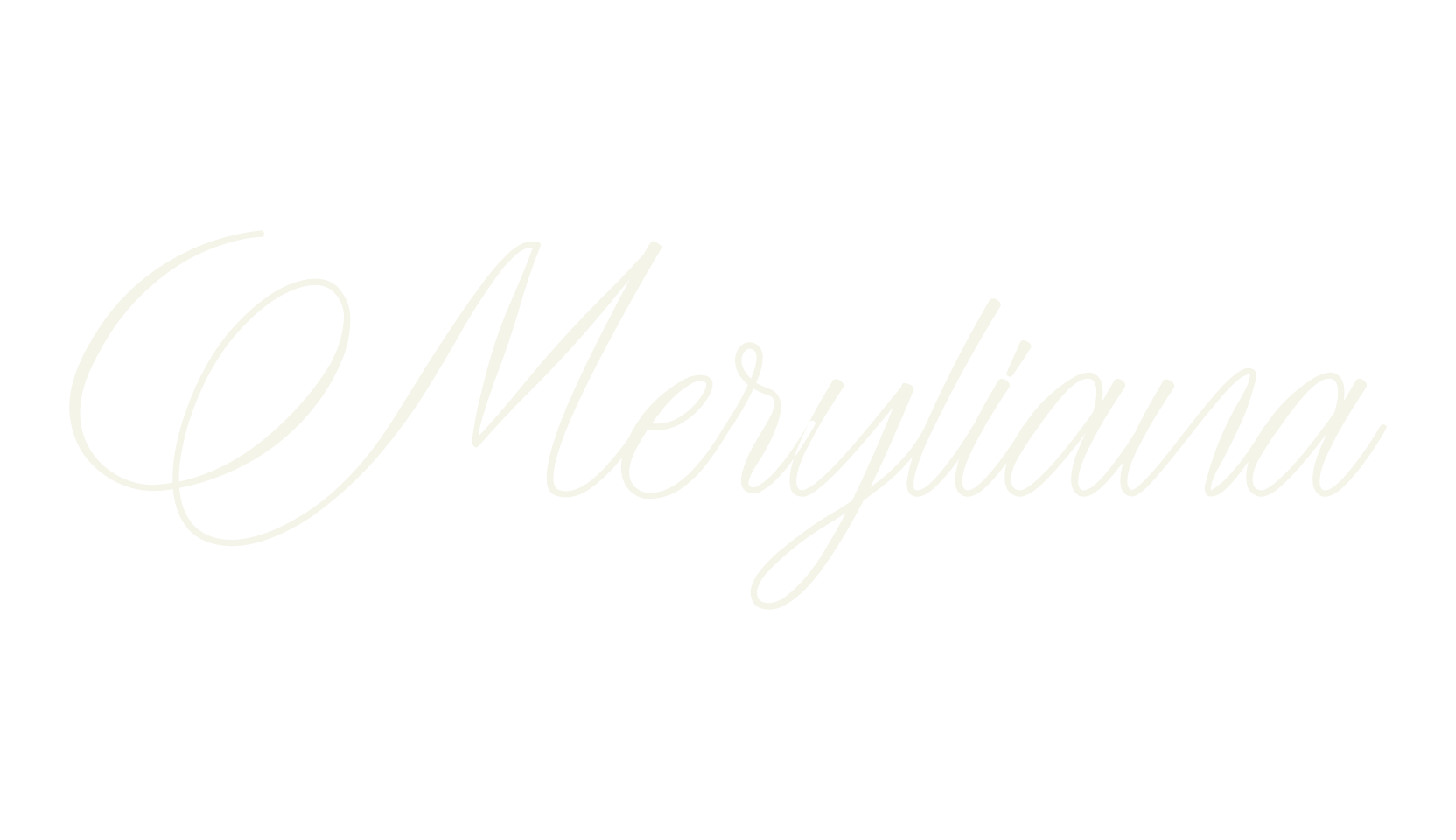 Meryliana, calligraphy font preview