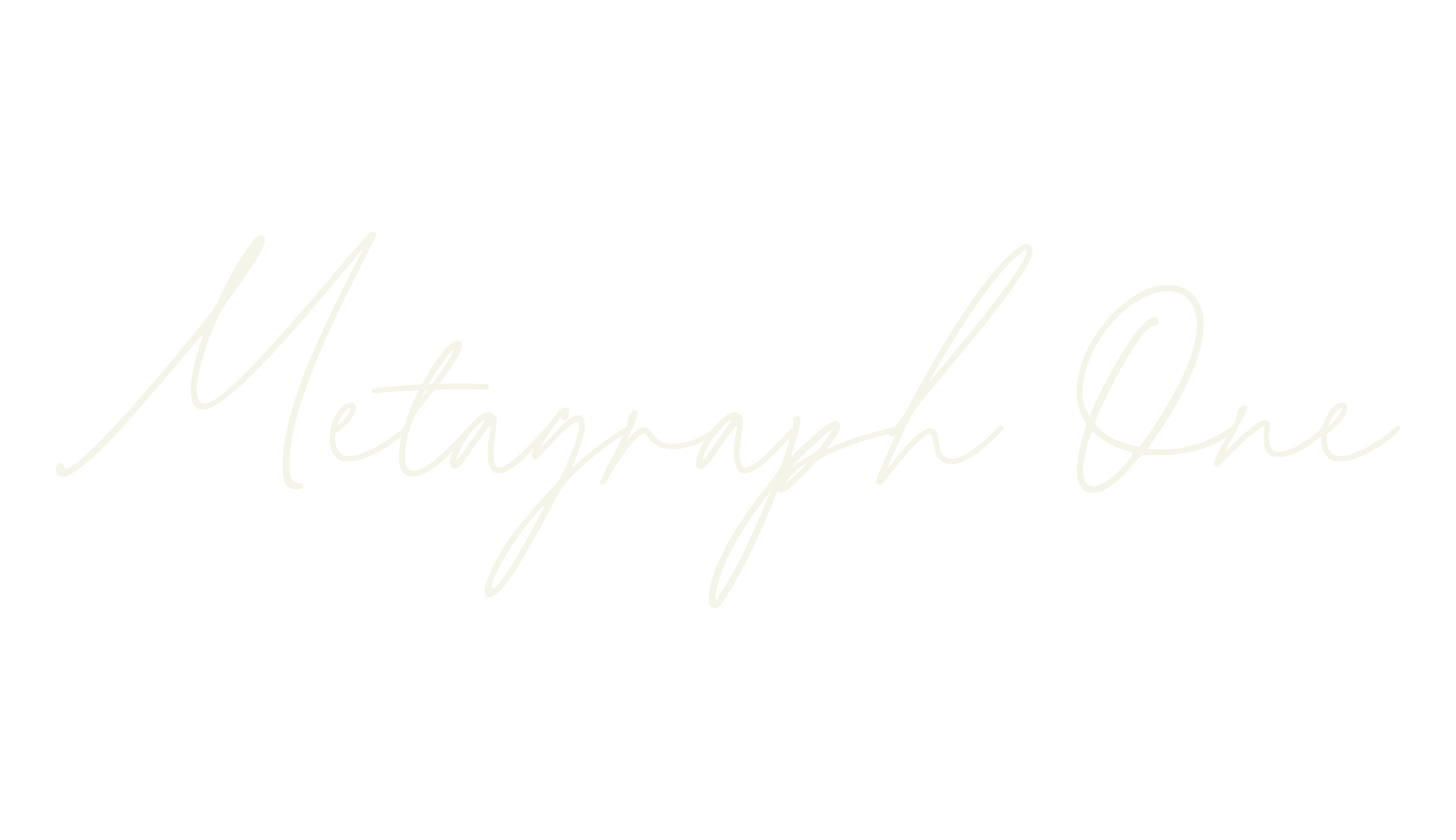 Metagraph One, fashion script font preview