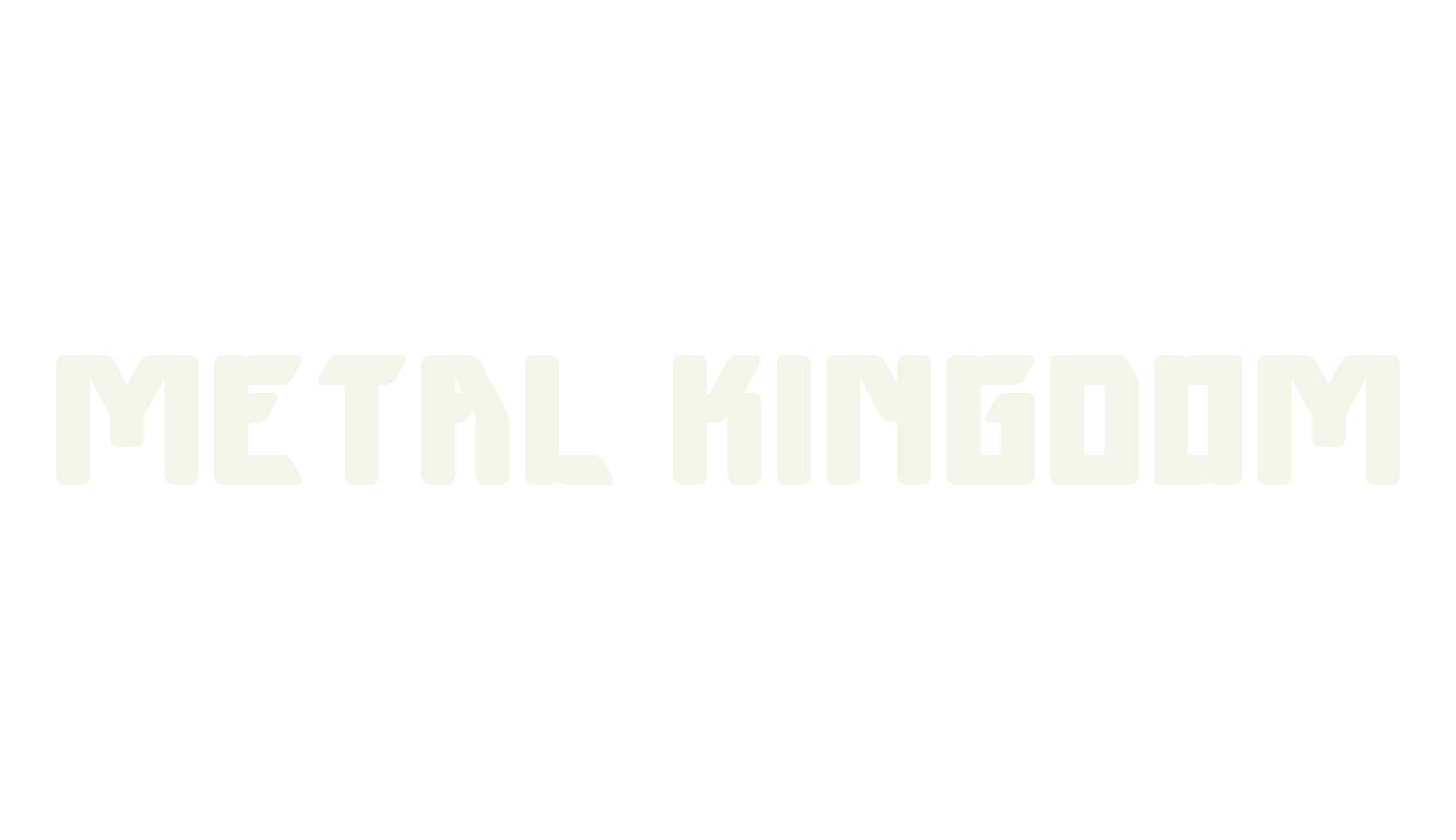 METAL KINGDOM, fantasy font preview
