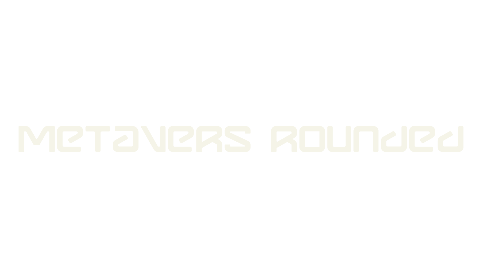 Metavers Rounded, gaming font preview