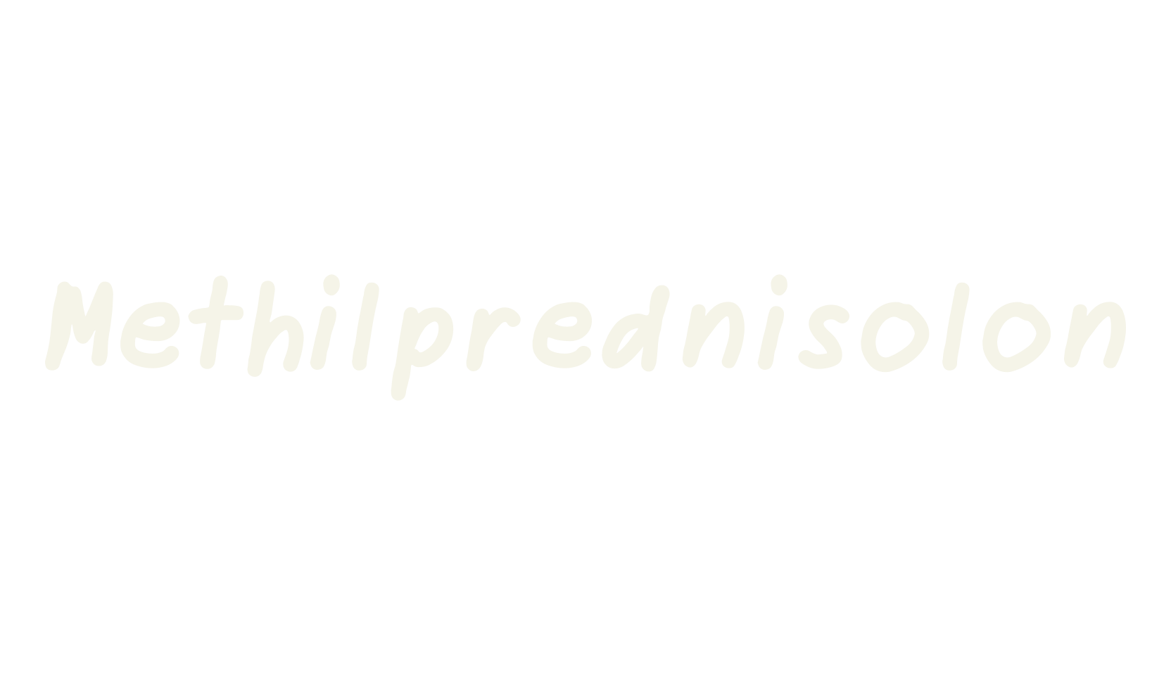 Methilprednisolon, cute font preview