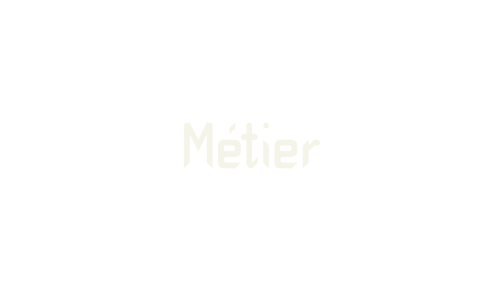 Métier, official font preview