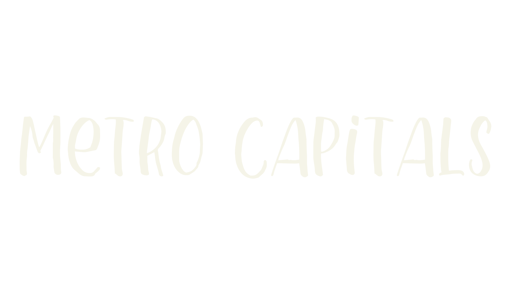 Metro Capitals, fashion script font preview