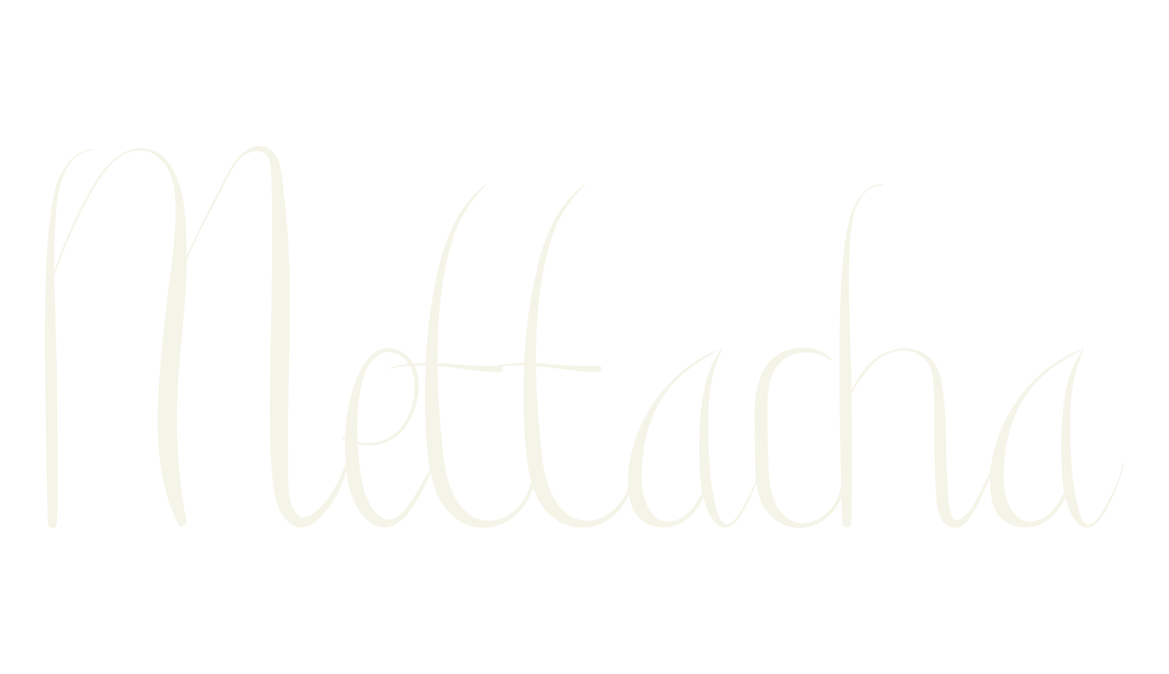 Mettacha, cafe font preview