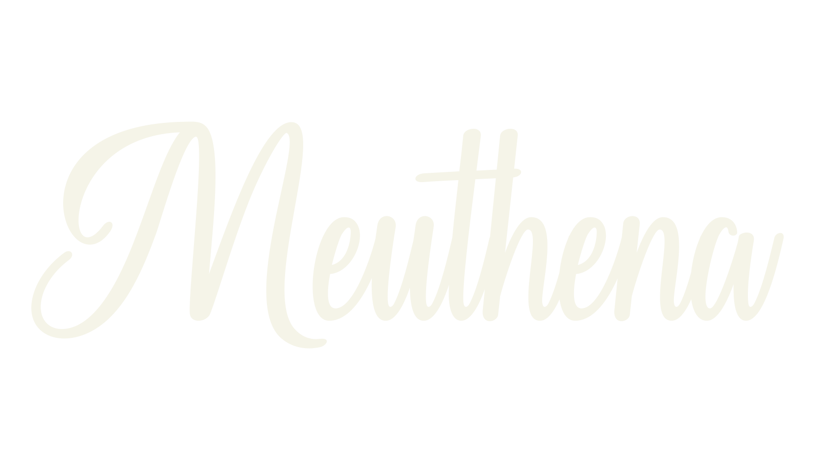 Meuthena, calligraphy font preview