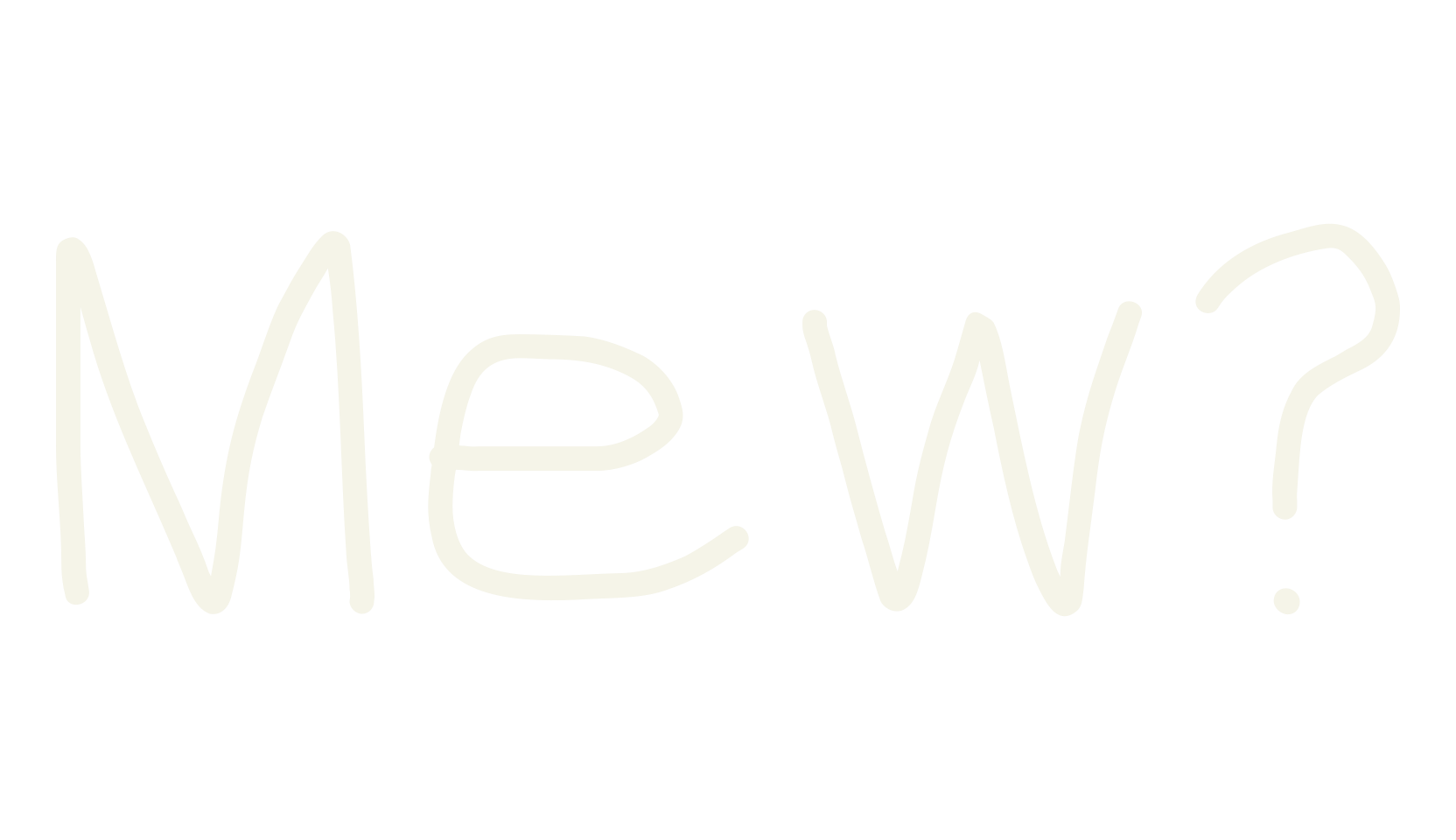 Mew?, cat font preview