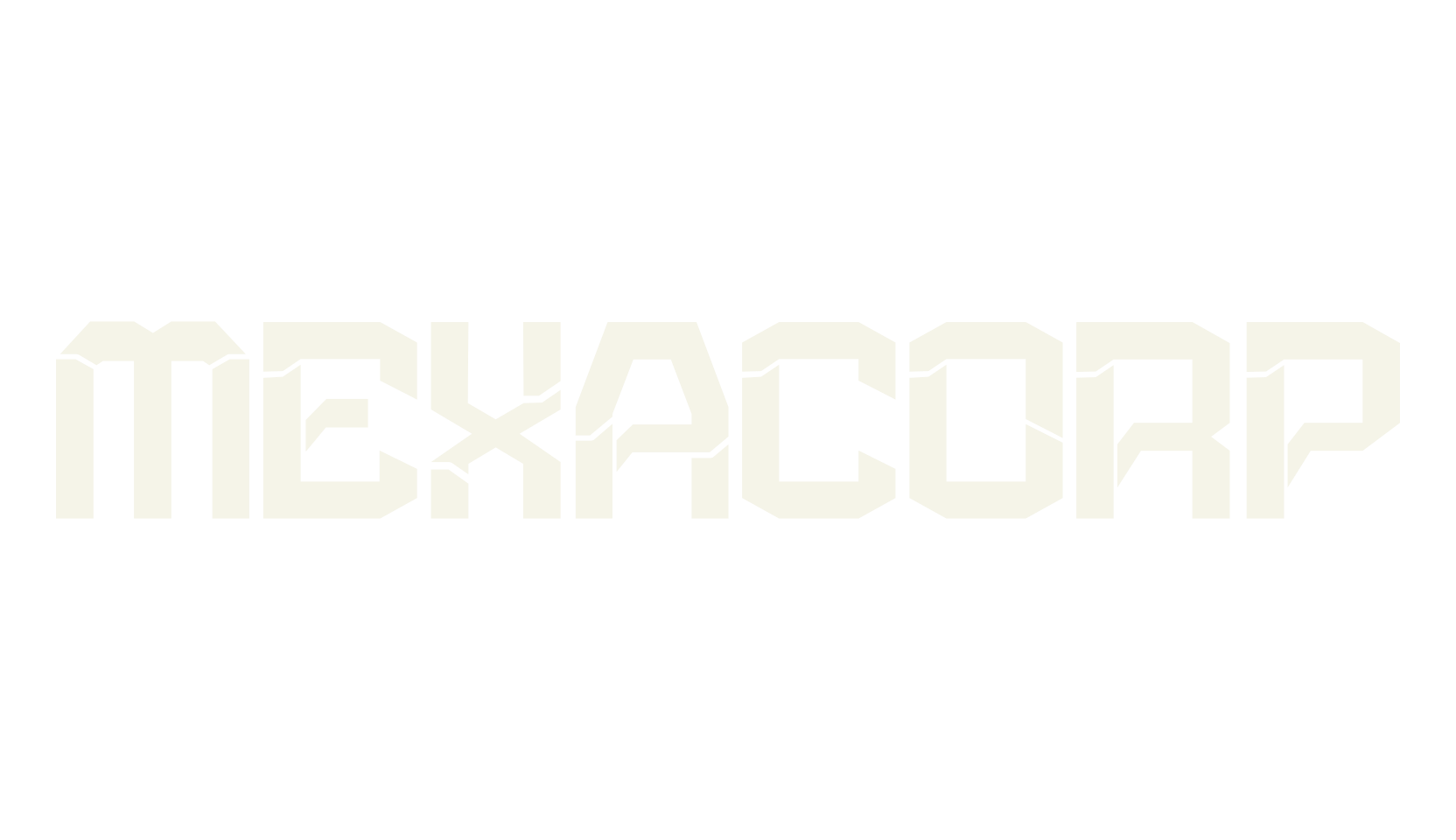 MEXACORP, cyberpunk font preview