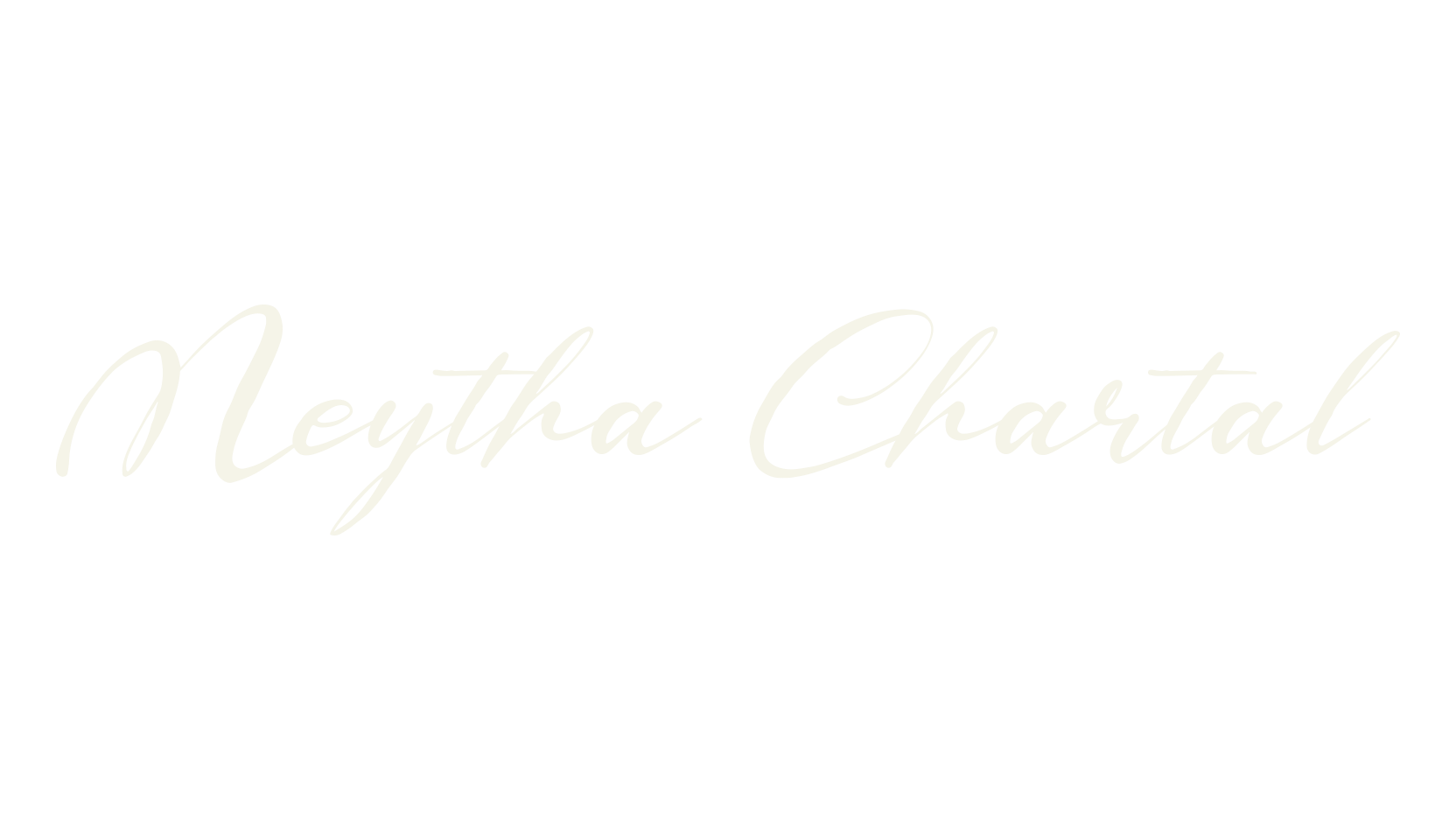 Meytha Chartal, cursive font preview