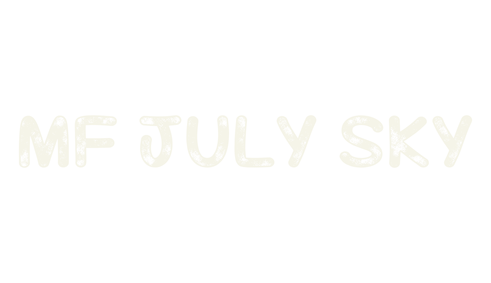 Mf July Sky, display market font preview