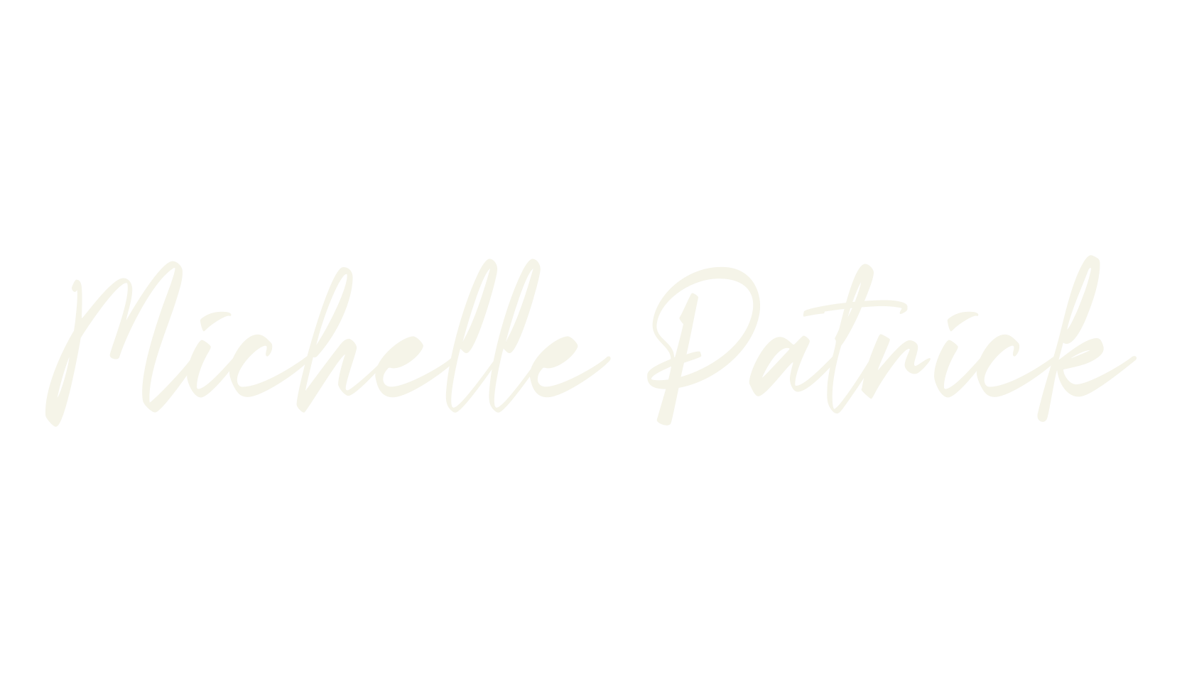 Michelle Patrick, hand drawn font preview