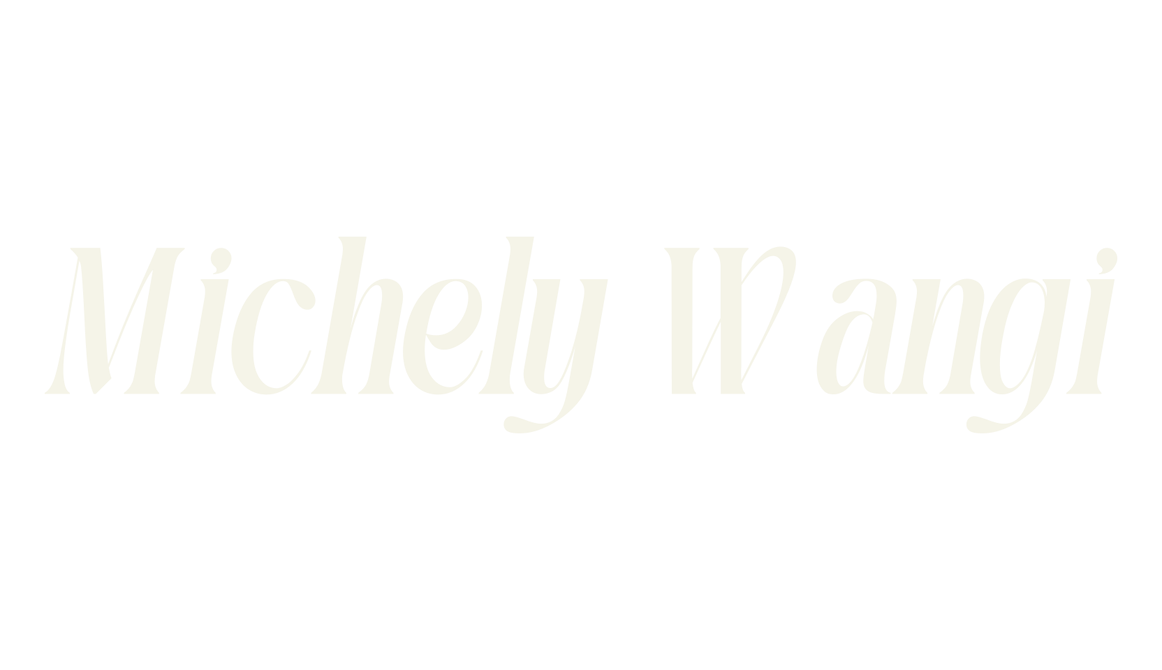 Michely Wangi, serif font preview