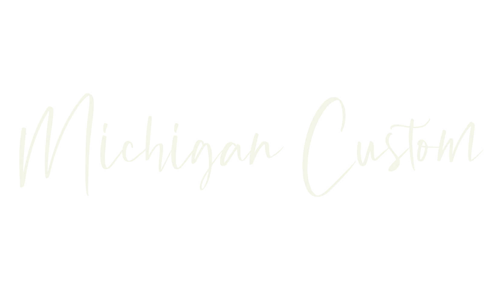 Michigan Custom, signature font preview