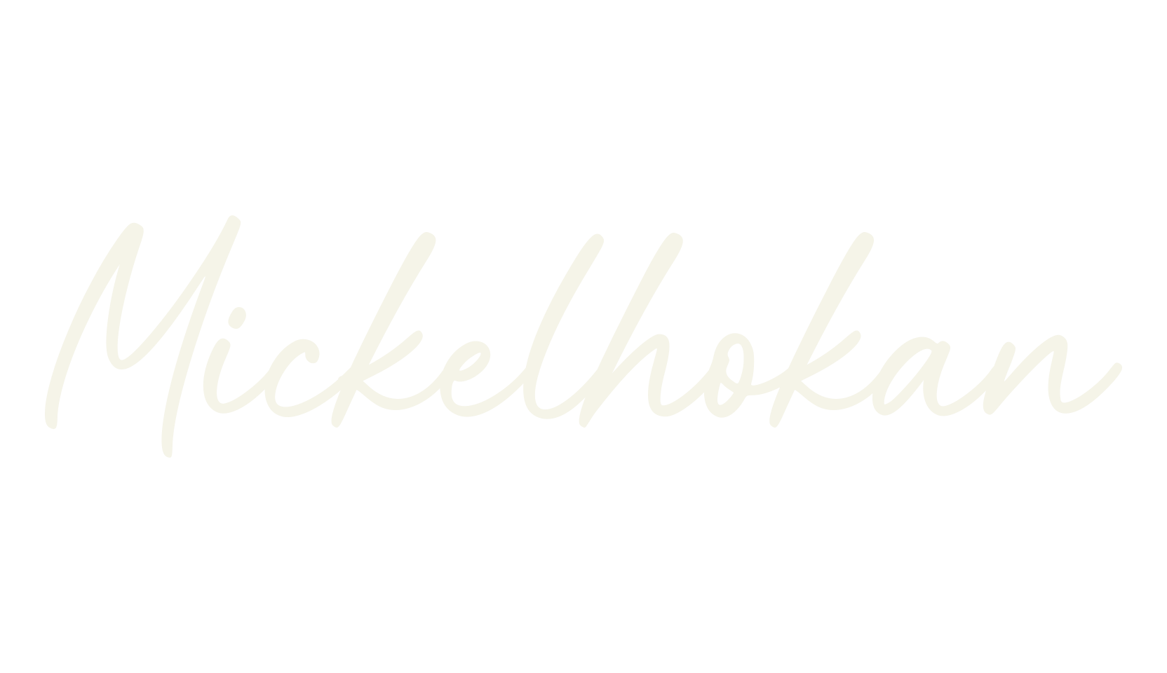 Mickelhokan, handwriting font preview