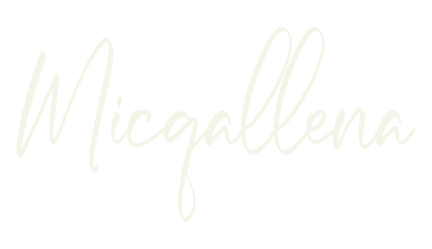 Micqallena, calligraphy font preview