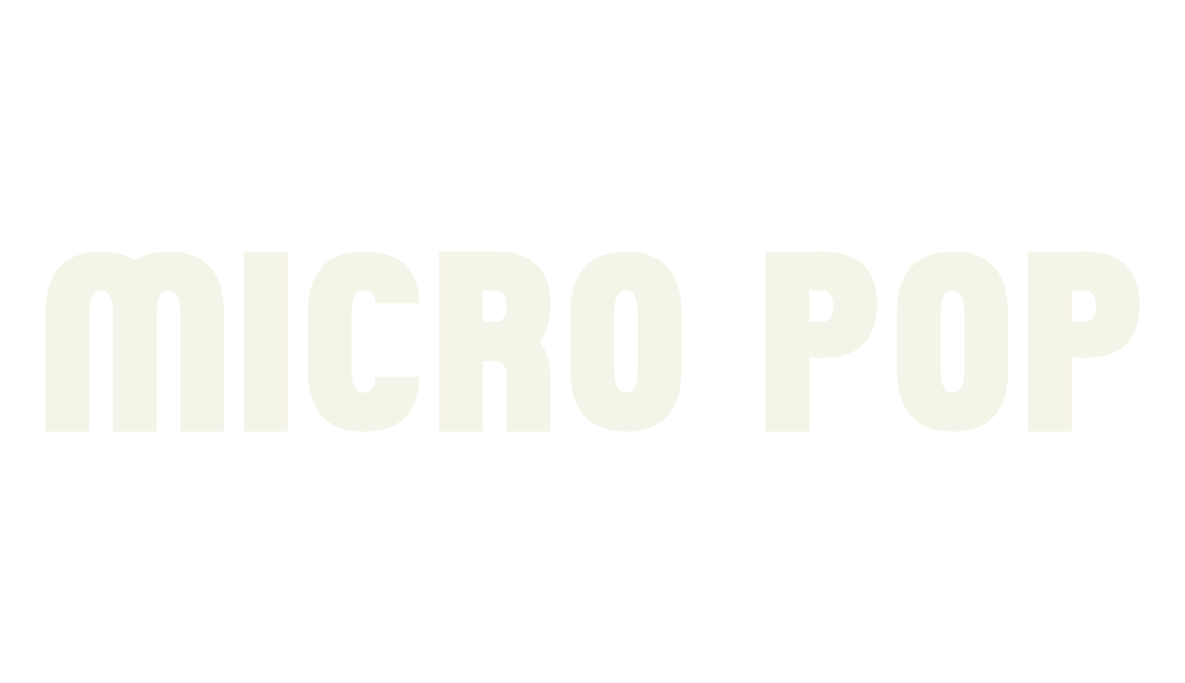 MICRO POP, sans font preview