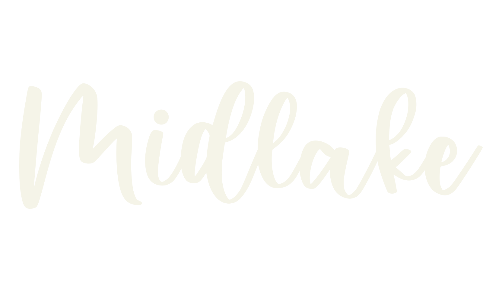 Midlake, script font preview