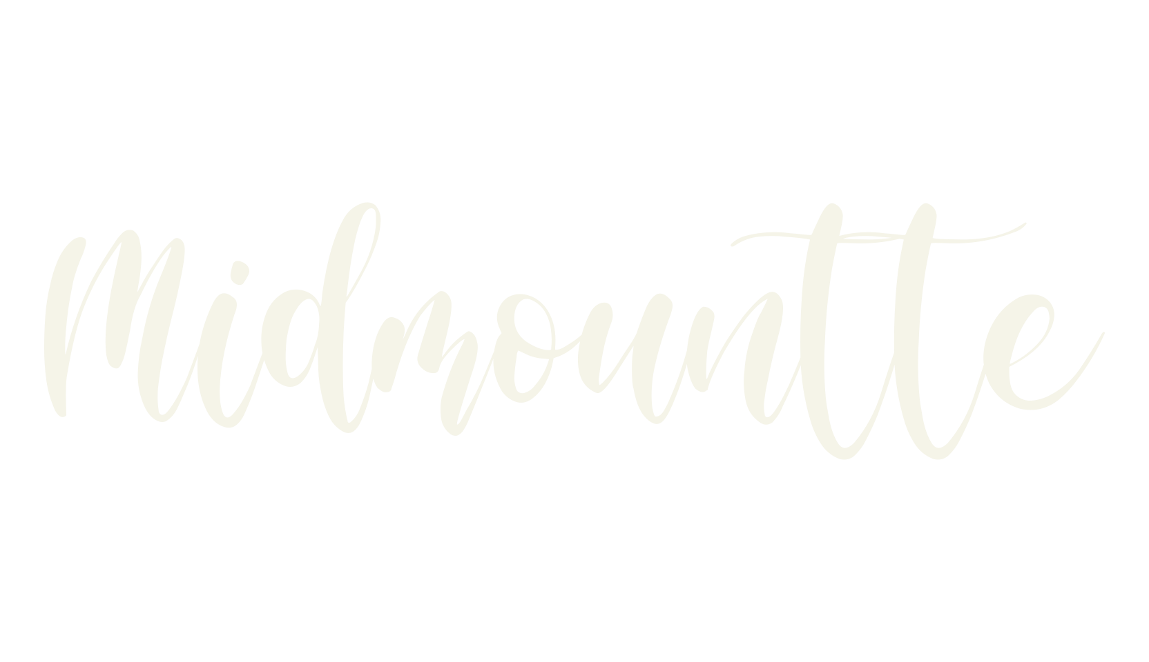 Midmountte, lettering font preview