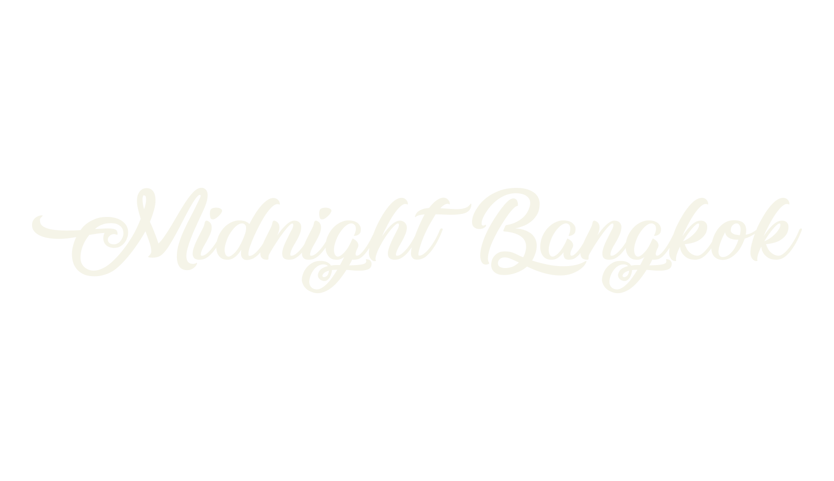Midnight Bangkok, fashion script font preview