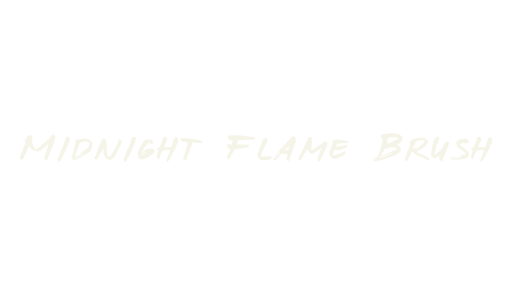 Midnight Flame Brush, gothic font preview