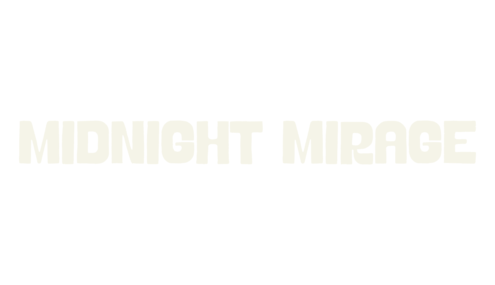 Midnight Mirage, bold font preview