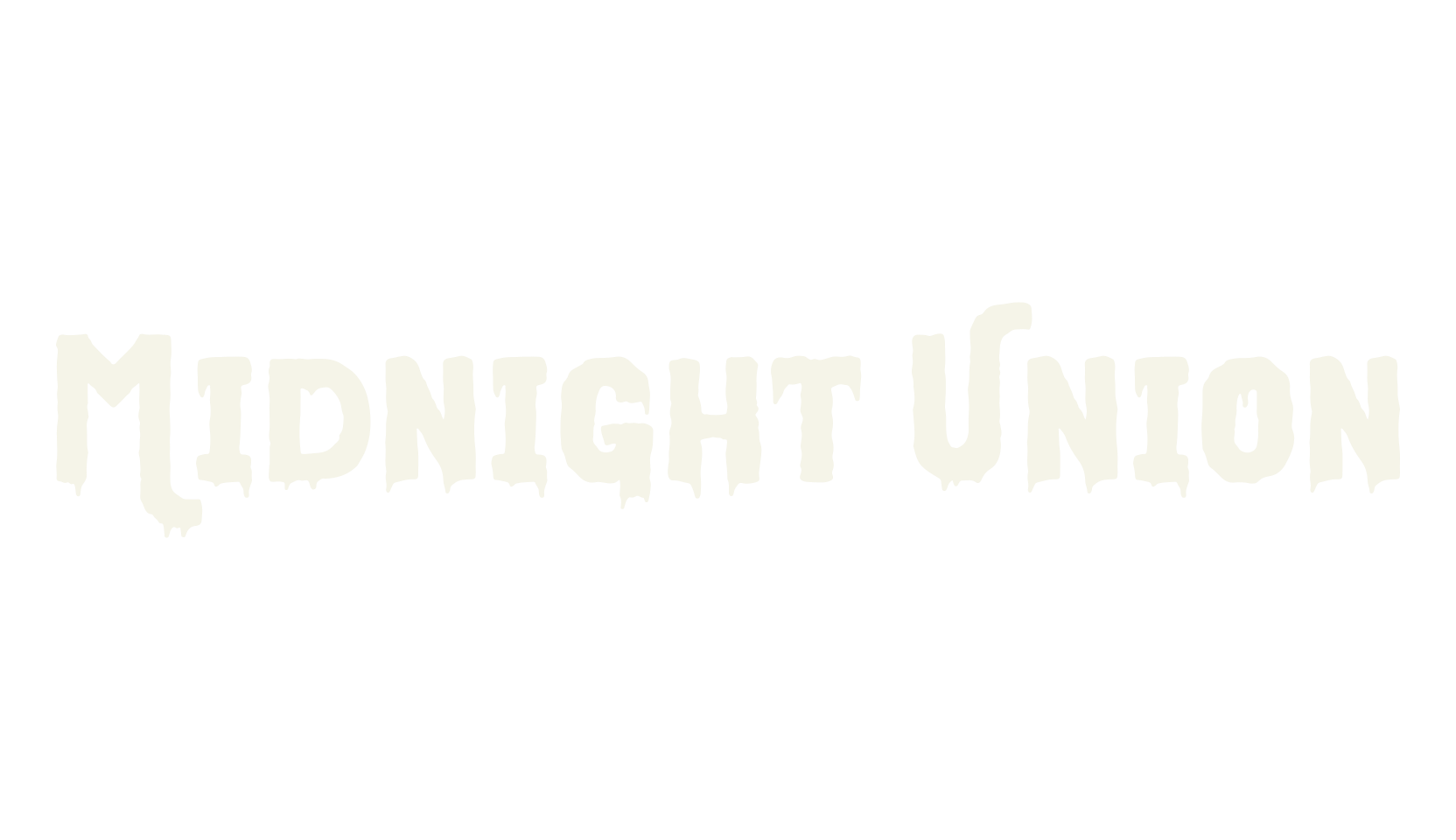 Midnight Union, 3d font preview