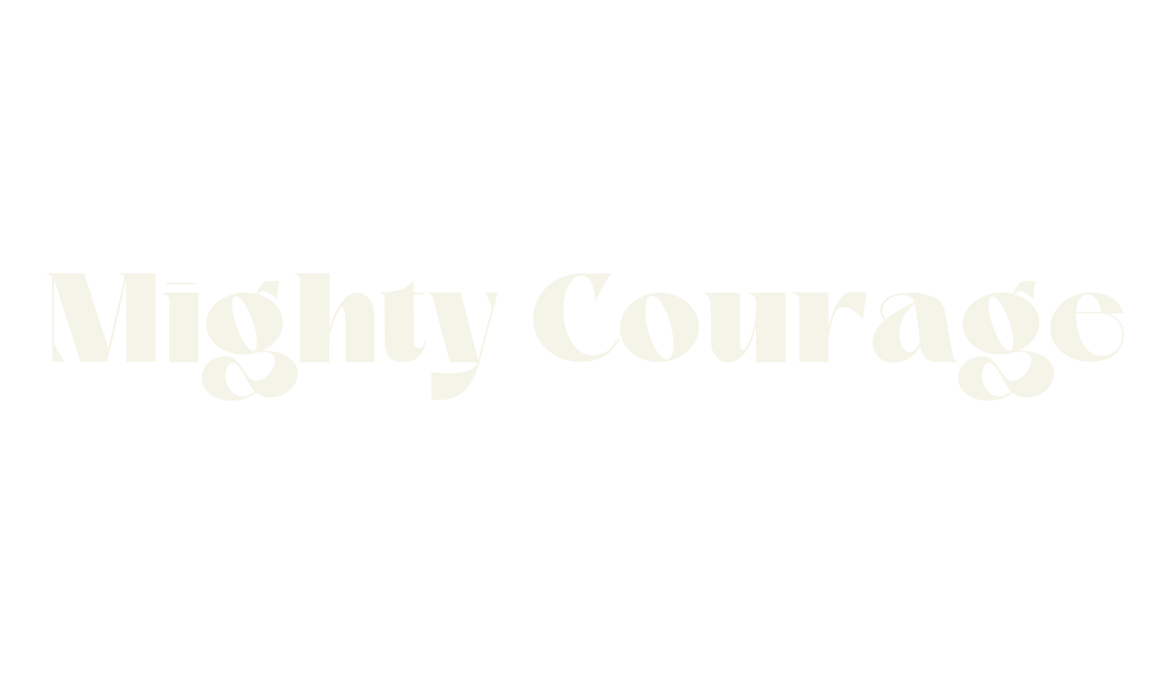 Mighty Courage, serif font preview