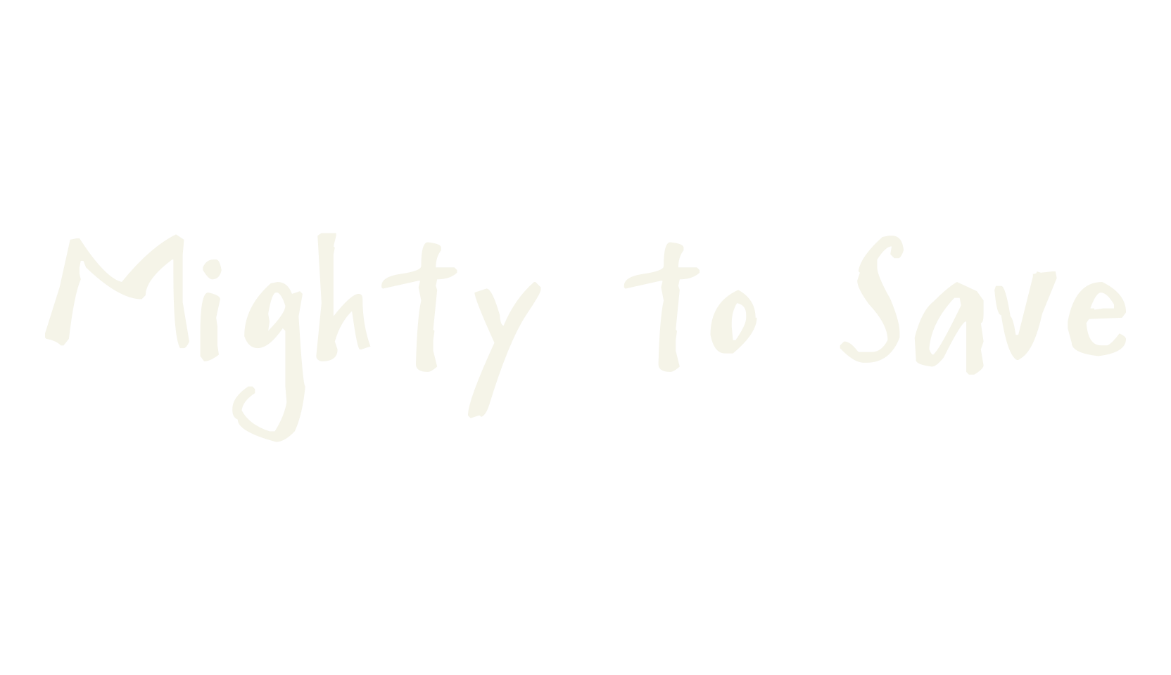 Mighty to Save, display market font preview