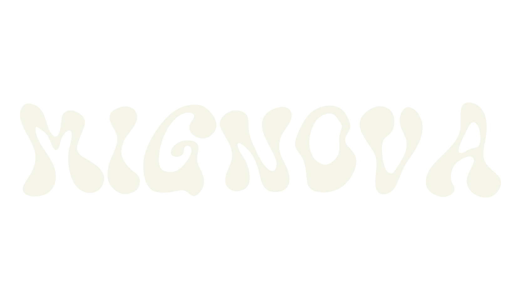 Mignova, wavy font preview