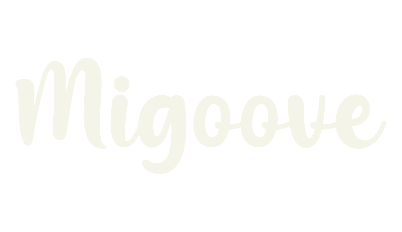 Migoove, script font preview