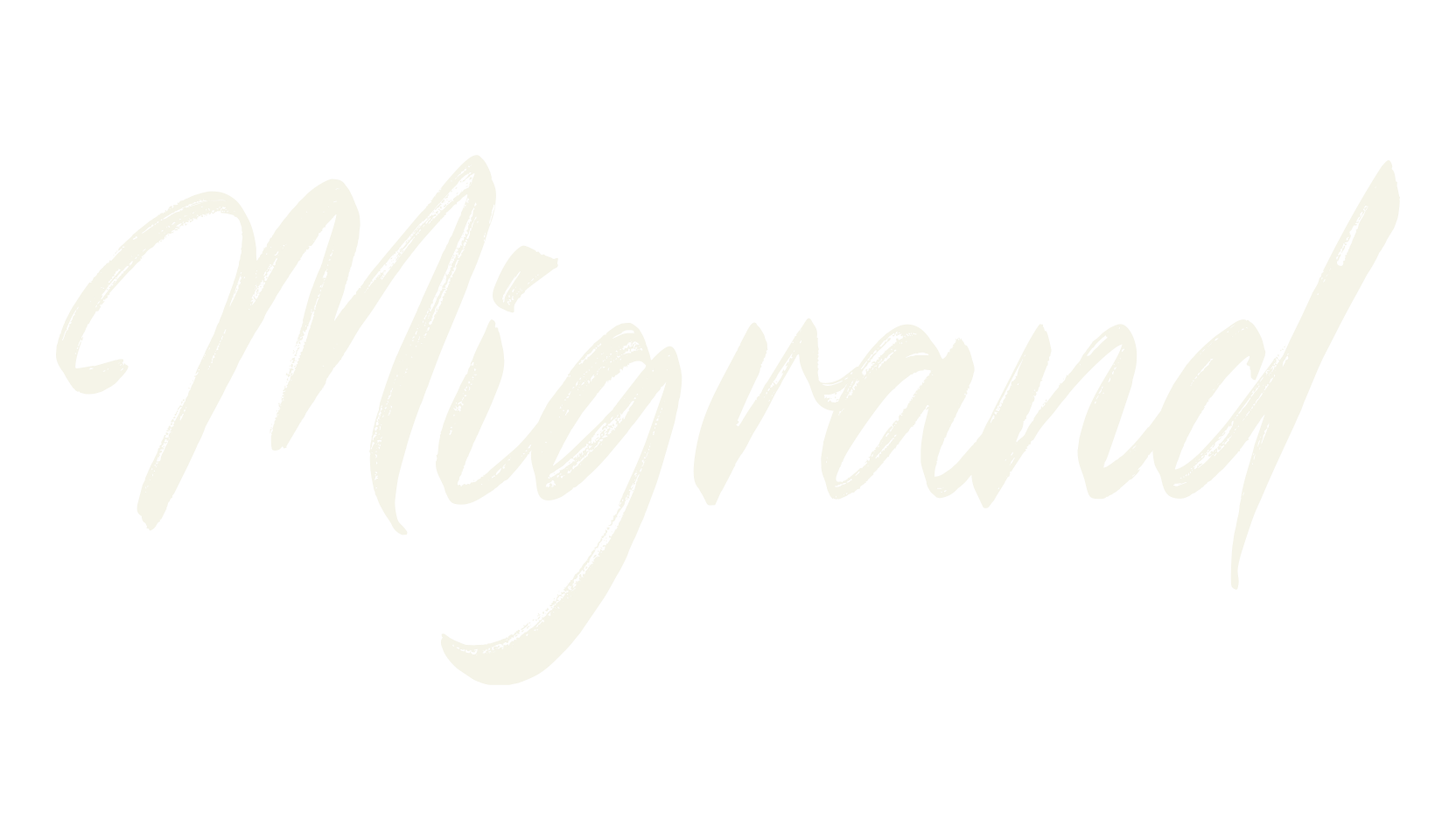 Migrand, lettering font preview