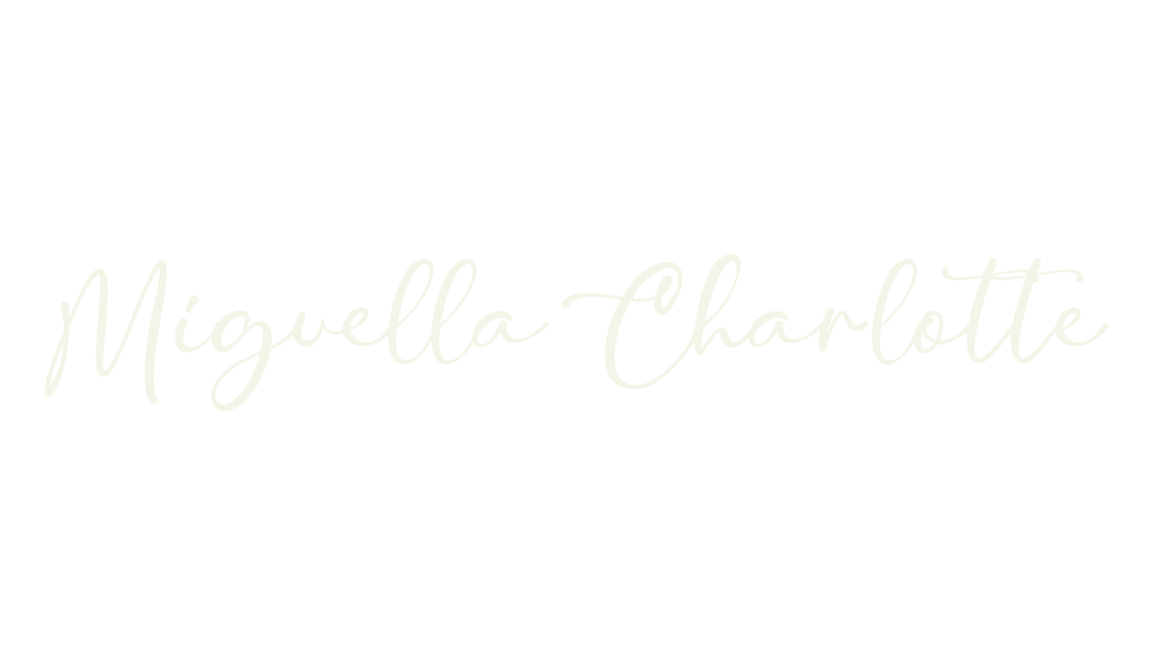 Miguella Charlotte, cursive font preview