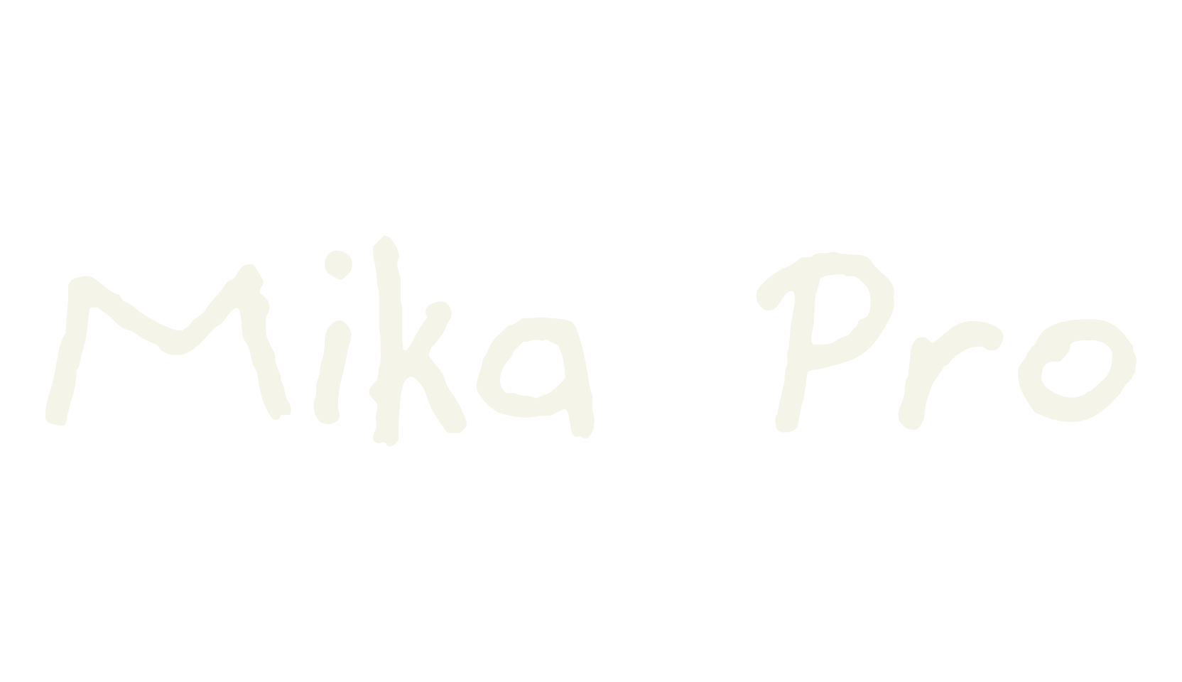 Mika Pro, handwriting font preview
