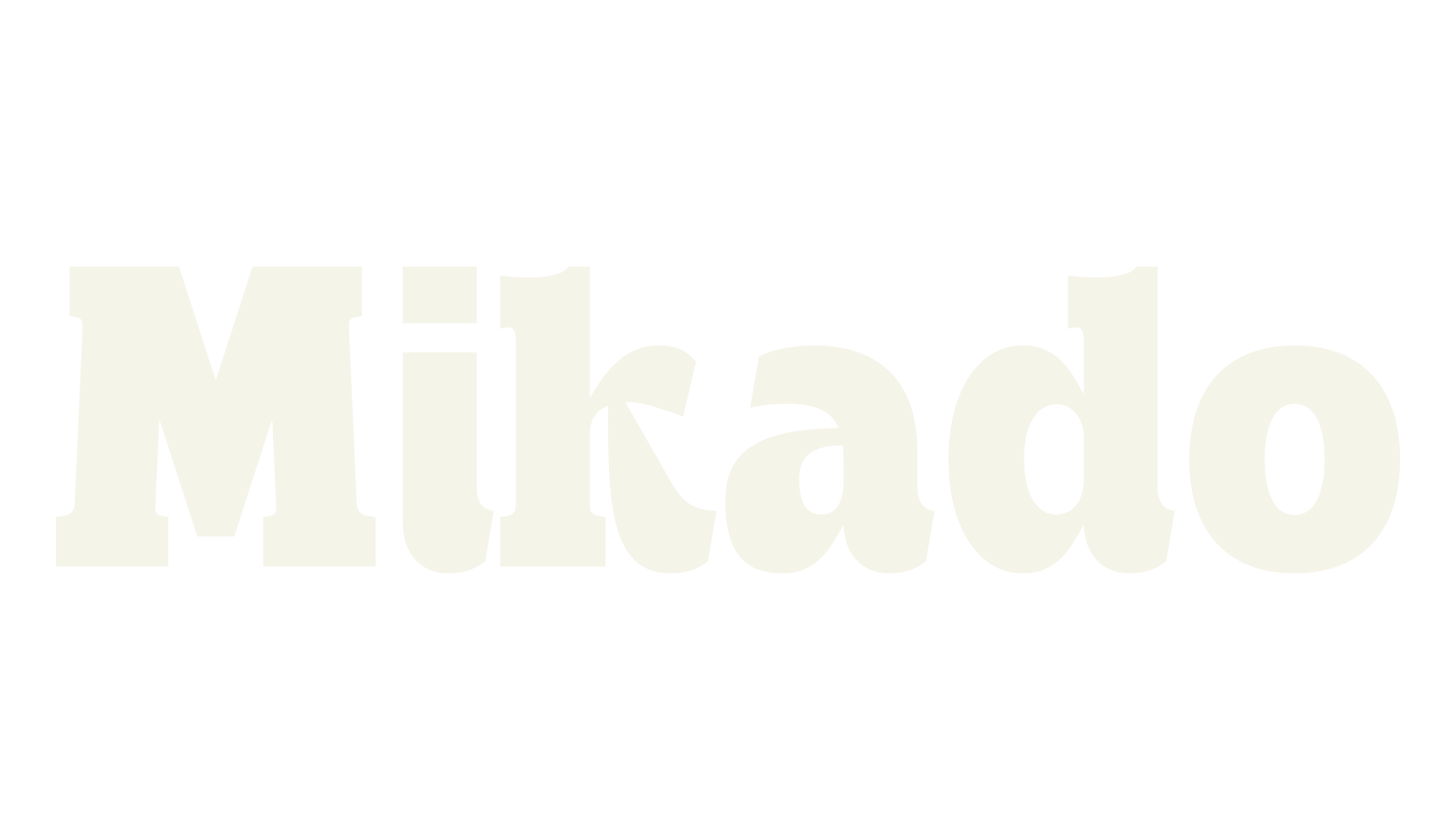 Mikado, modern font preview
