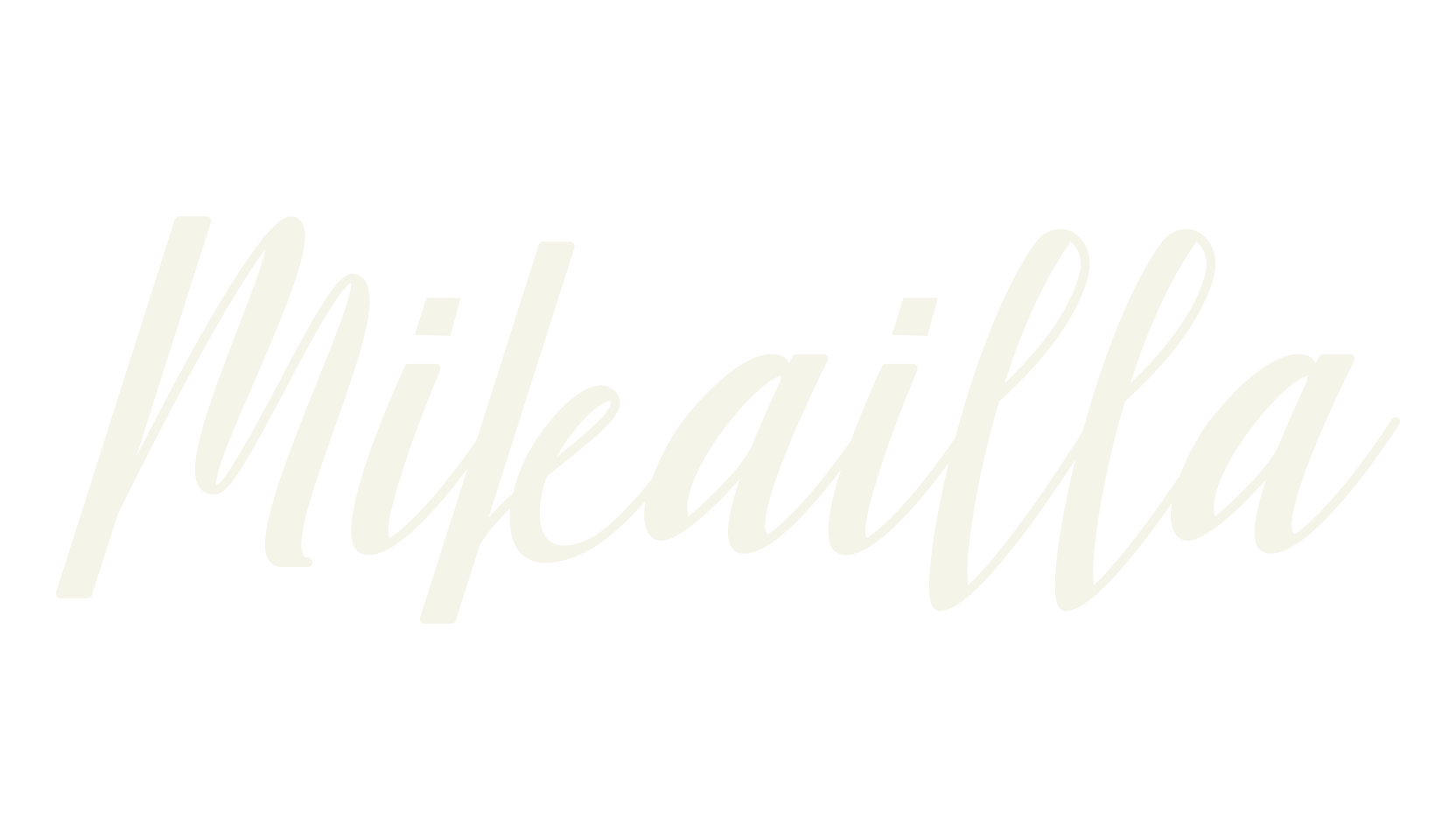 Mikailla, script font preview